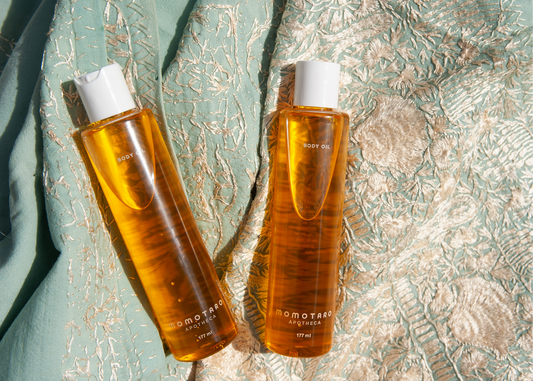 Introducing Body Oil - Two Body Oils on Lace