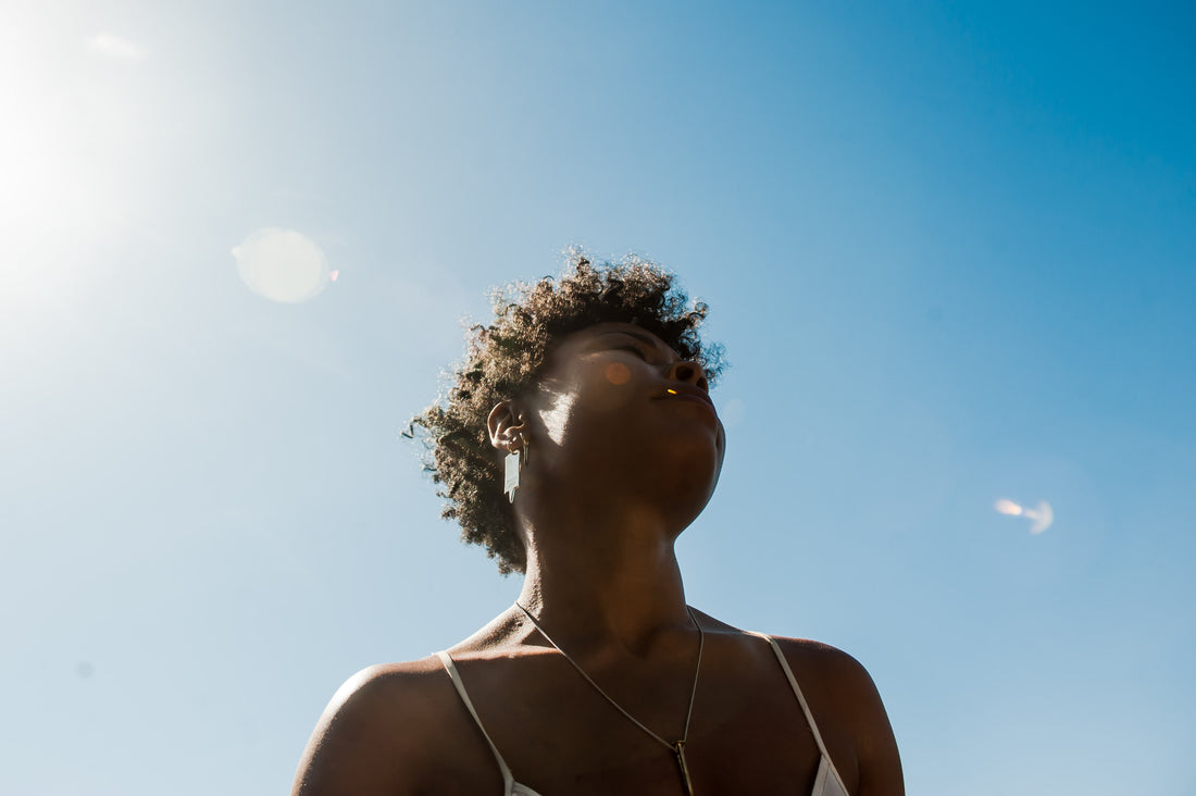 (Still) Fighting for Abortion Access - Portrait of Black Model Looking at the Sun