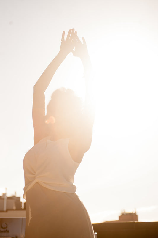 5 Ways to Practice Self Care - Model Silhouette in the Sun