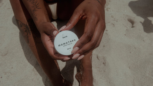 Haley Jakobson's battle with chronic yeast infections - picture of vulva salve on the beach