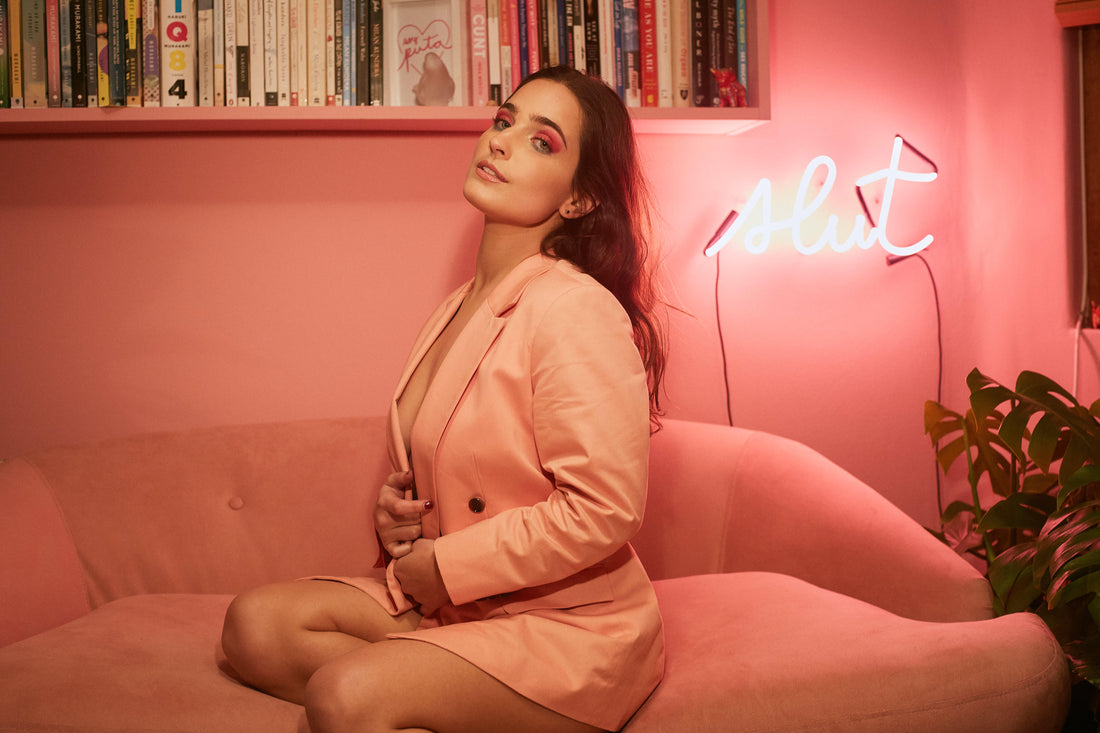 Sexual Health Language - Raquel Rottmann in Pink Blazer