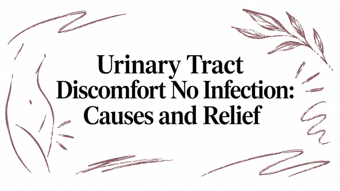 Urinary Tract Discomfort No Infection: Causes and Relief