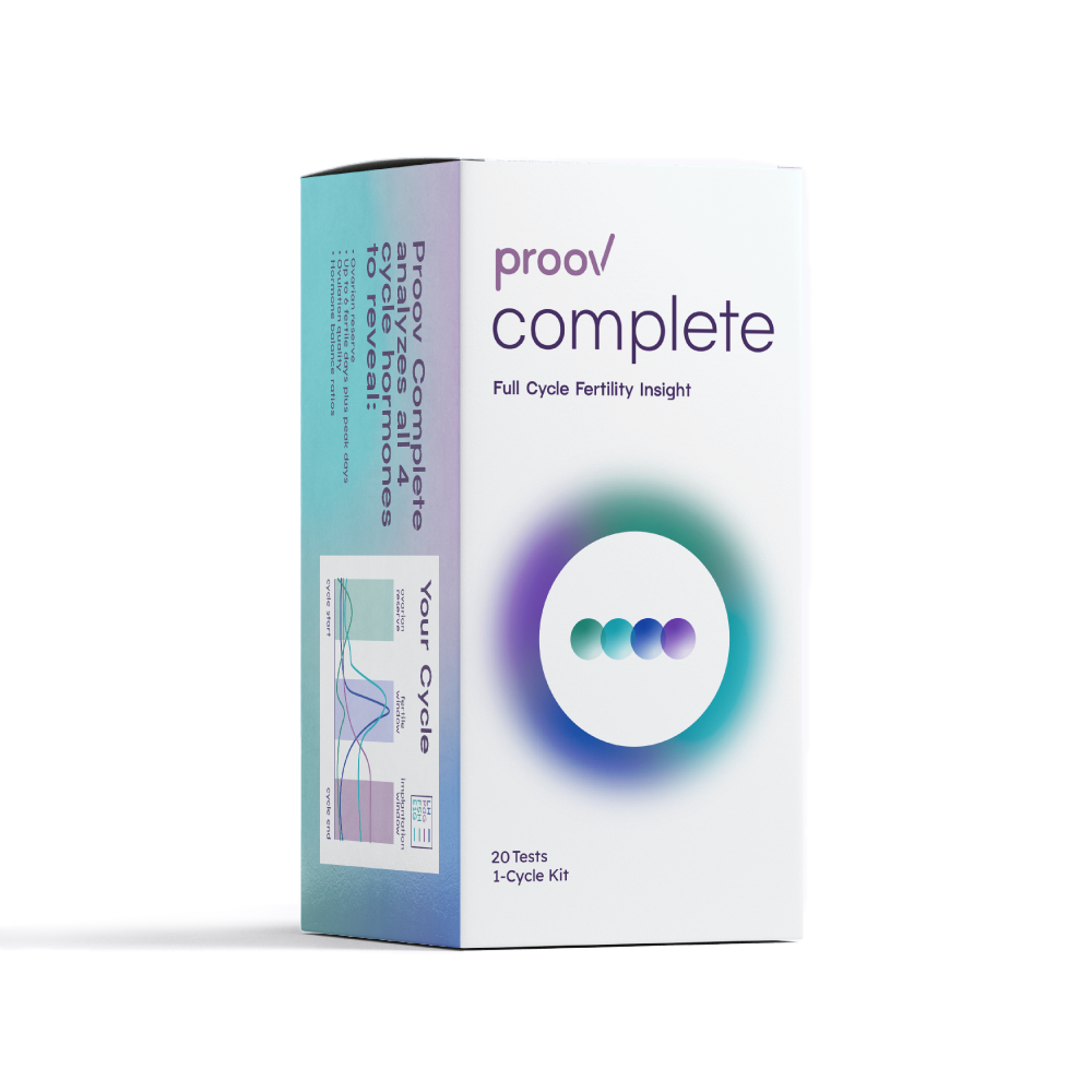 Proov Complete Fertility Insight Box