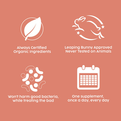 Always certified, leaping bunny approved.