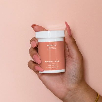 Momotaro Apotheca's Probiotic in Hand