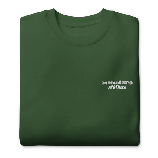 green momotaro sweater
