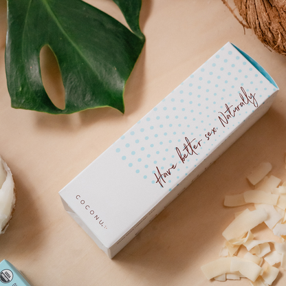coconu with tagline have better sex. naturally.